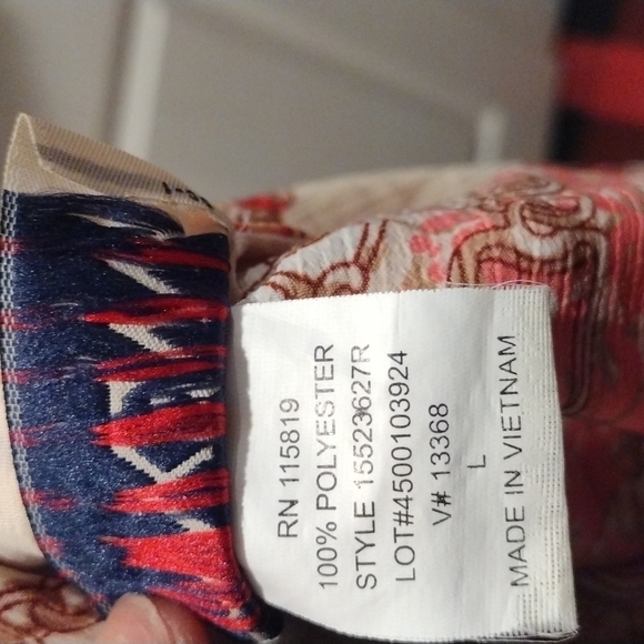 Vtg. Donn Kenny button down shirt L - Picture 4 of 6